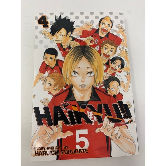 Haikyu Volume 4 Manga Viz Media Shoen Jump Book - Picture 8 of 8
